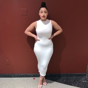 Naked wardrobe midi dress